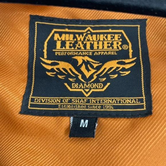 Milwaukee Leather Women's Gun Pocket Side Lace Biker Style Vest Black Medium NWT - Picture 3 of 9